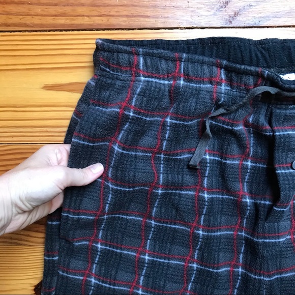 Jockey Gray Red Plaid Sleep Pants, EUC, S/M - Picture 6 of 11